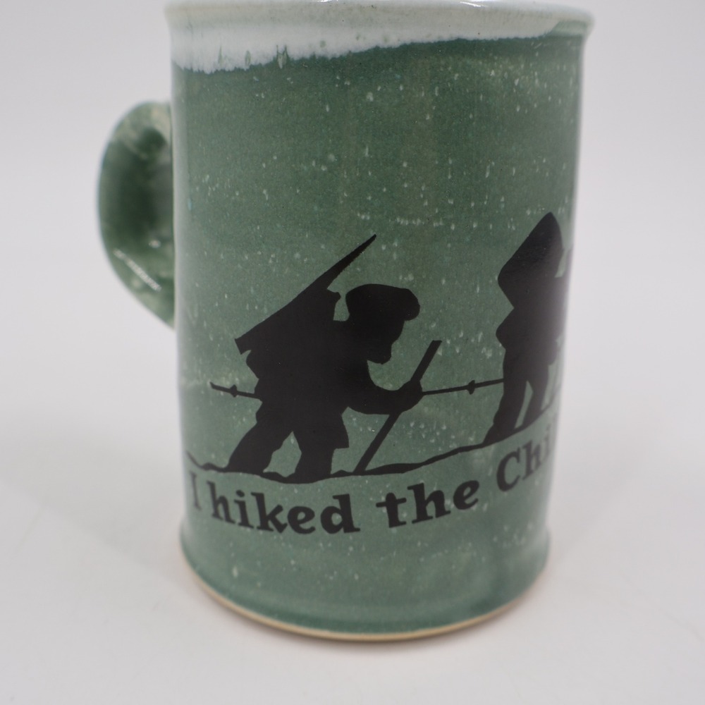 Tom's Pots Chilkoot Trail Mug Unisex OS Green Dyea Alaska Hiker Pottery
